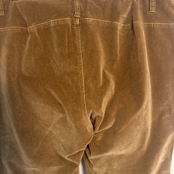 Venezia Womens Suede Feeling Brown Distressed Pant Boho Hipster Low Rise Zip 16R - Picture 5 of 13